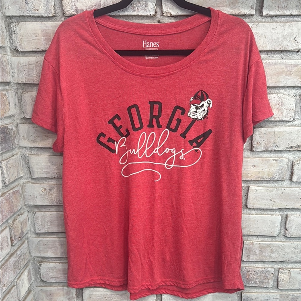 Hanes Red Graphic Relaxed T-Shirt